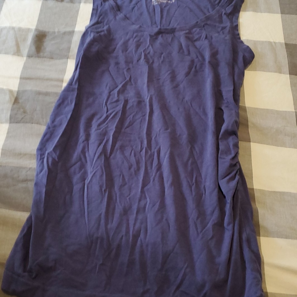 Pure body scoop neck maternity tank top